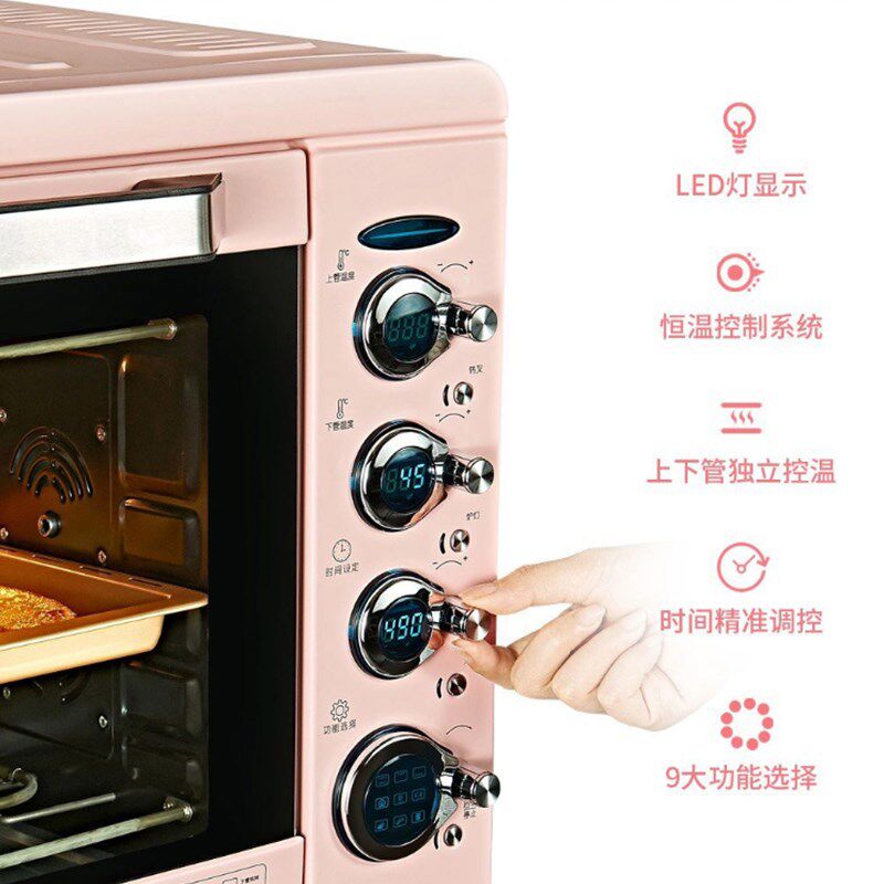 上豪家用全自动电烤箱60L45L烘焙智能多功能电子式大容量蛋糕面包