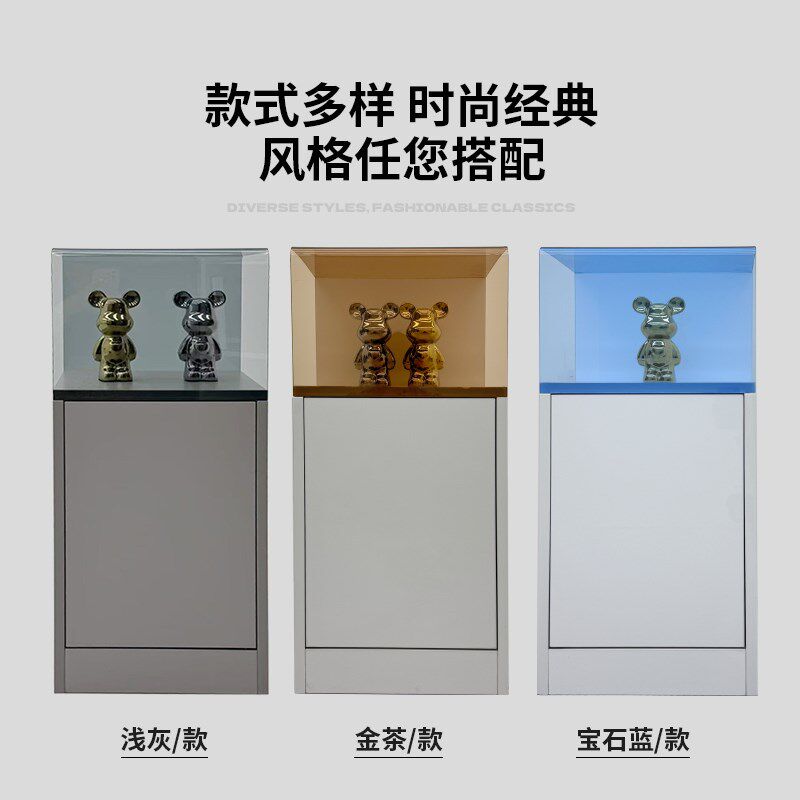 理发店专用工具柜美发店多功能展示柜发型师专用大工柜镜边柜展台