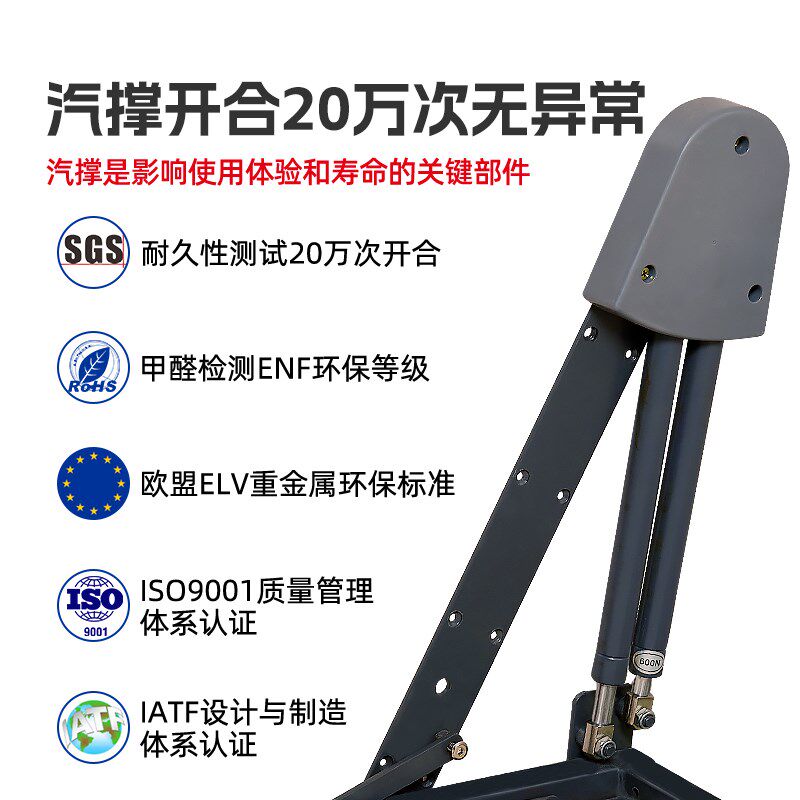 隐形床壁床上下翻板床墨菲床柜一体正侧藏床阳台折叠五金配件定制