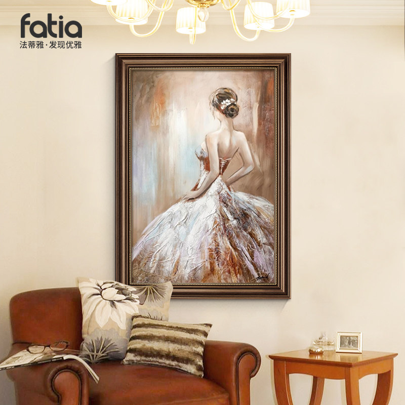 美式玄关装饰画温馨挂画客厅画沙发背景墙画床头柜钢琴房艺术摆画