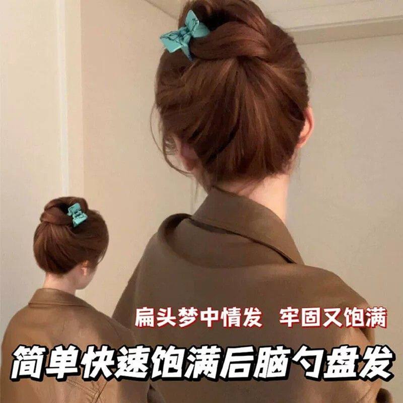 比大抓夹能抓小号磨砂雾面喷丝抓夹高马尾发夹后脑勺盘发发抓发饰