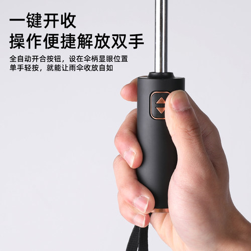 全自动双层雨伞男士超大号抗风暴雨伞折叠特大号伞三双人加大加固