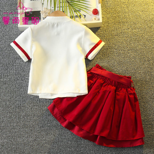 儿童汉服夏季六一演出服中国风唐装男女童国学礼服毕业照复古服装