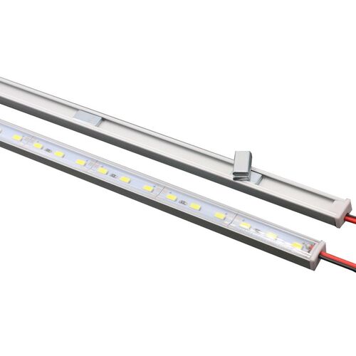 led低压硬灯条12V24V超亮U型磁吸款超市货架展示柜超薄自吸长条灯