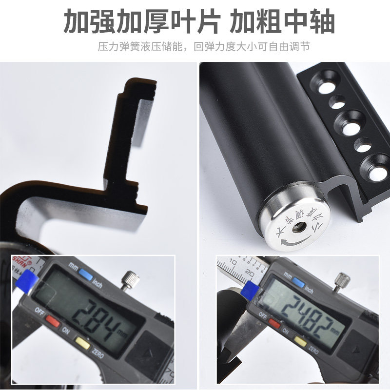 液压自闭断桥铝合金玻璃纱窗门铰链 欧标C槽缓冲防撞抗风90度定位
