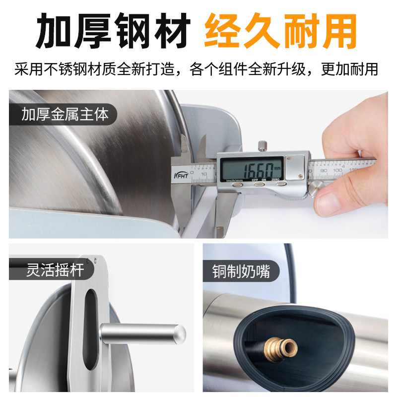 高压浇花水枪喷头洗车神器4分水管软管接自来水不锈钢金属收纳架