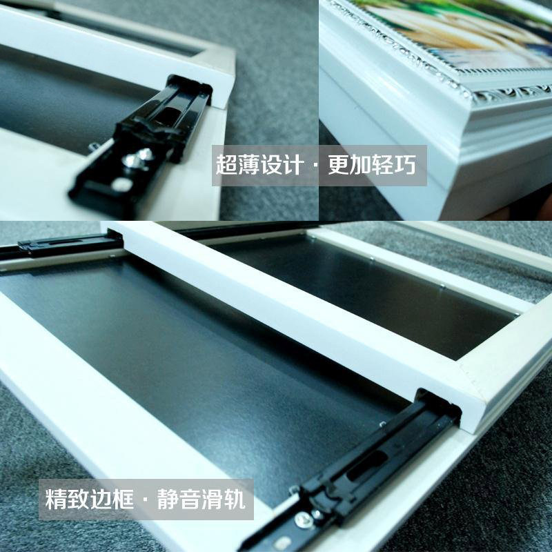 电表箱装饰画花可推拉网线盒配电箱遮挡装挂画客厅壁画有框开关盒