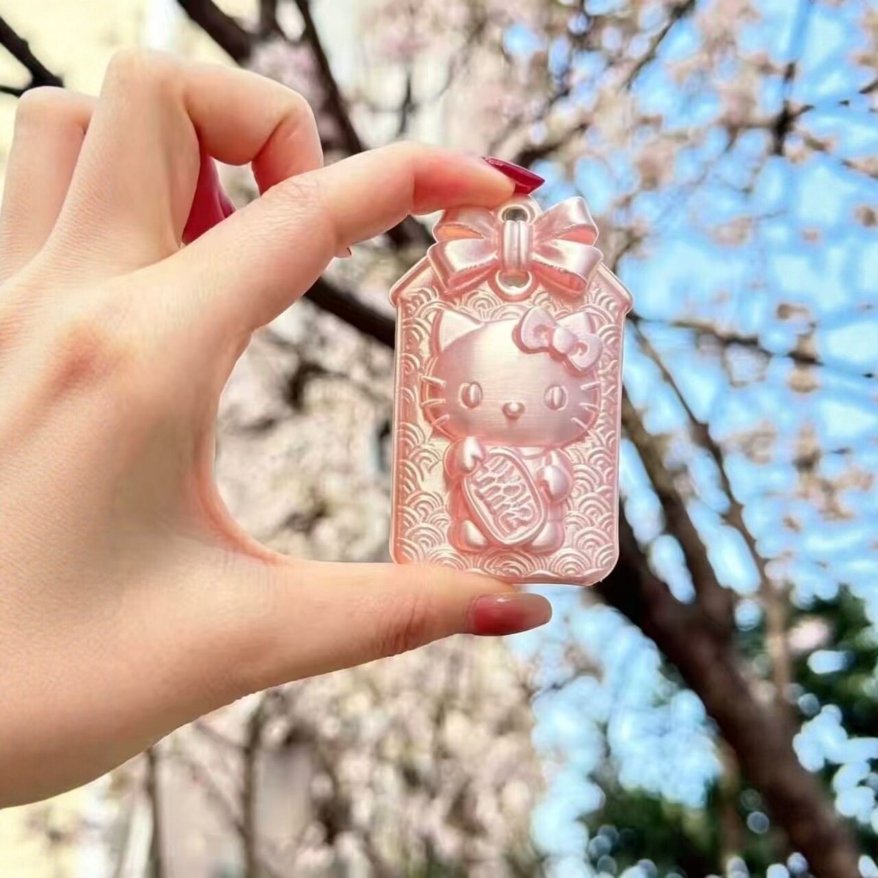 高颜值HelloKT御守3D打印钥匙扣可爱包包挂件汽车挂饰少女心礼物