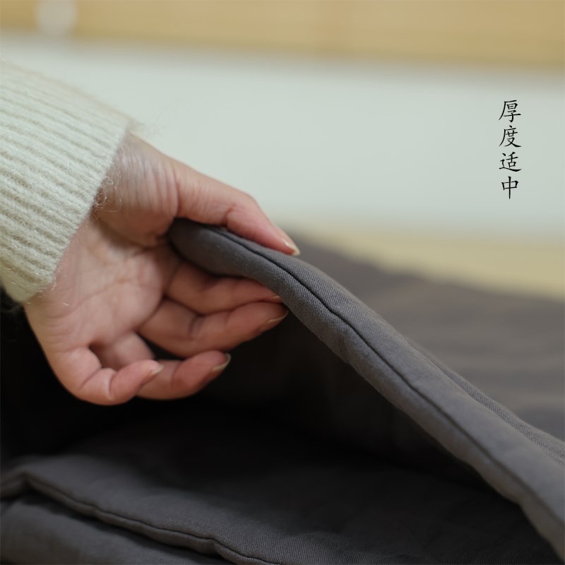秋冬多功能打座被盖被打坐毯居士禅修冥想护腰护臀保暖轻柔软披肩