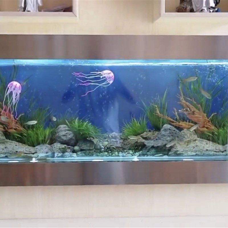 11年老店生态壁挂挂壁式鱼缸水族箱亚克力玻璃墙上挂墙墙壁鱼缸