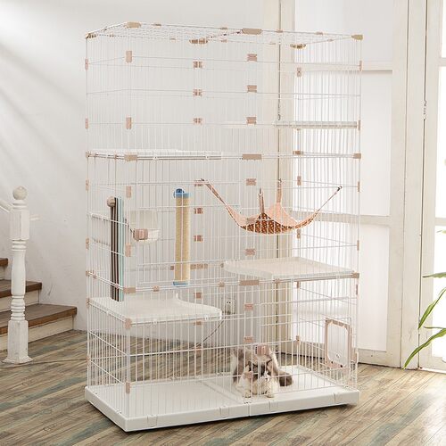 创逸自由组合猫笼家用室内 DIY大空间猫窝别墅宠管家宠物大号兔笼