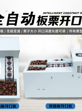 全自动板栗开口机剥壳机糖炒栗子锥栗割口划口机剥壳去皮神器商用