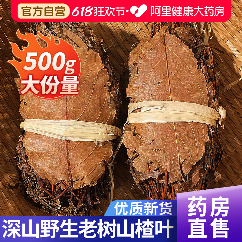 野生山楂叶茶中草药材广西山楂茶叶新鲜干货山楂树叶泡水喝旗舰店