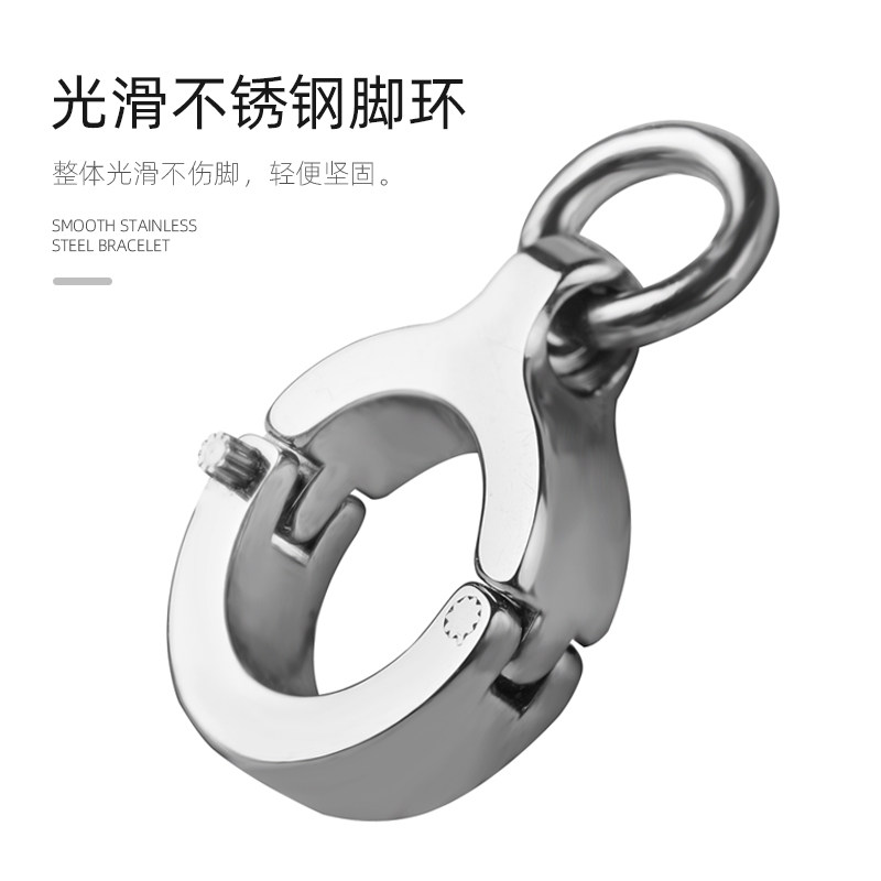 玄凤鹦鹉不锈钢脚环 轻便刻字活扣鸟类脚链