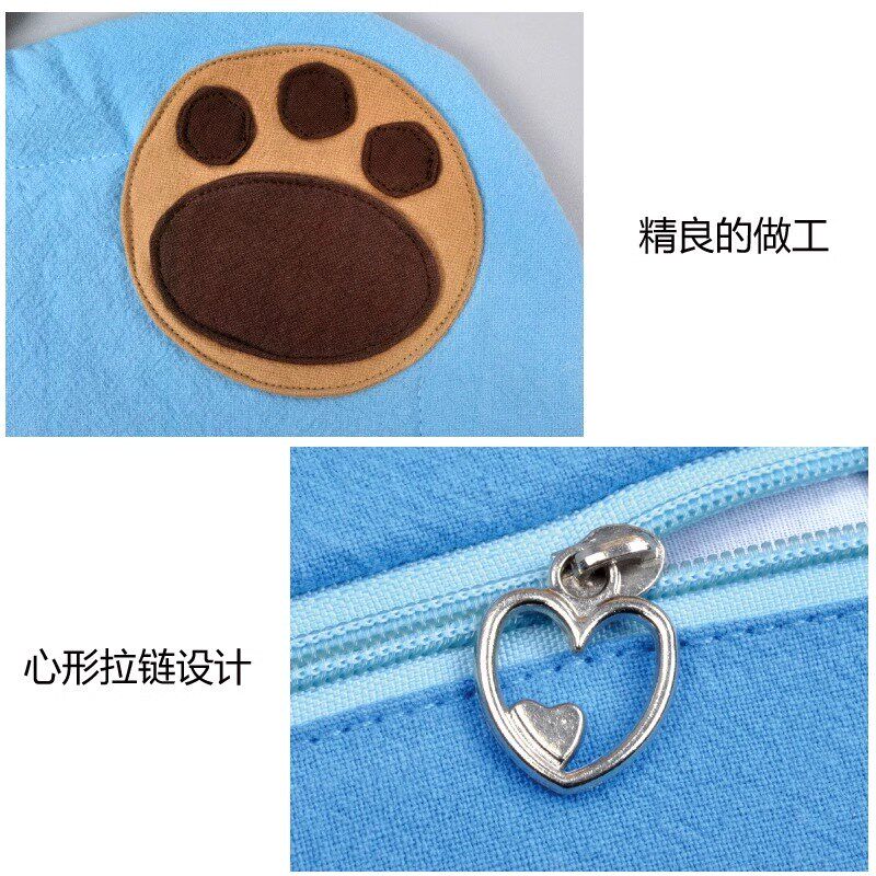 双漫云咪狗儿童枕头小学生保护颈椎枕卡通枕芯加长大号荞麦枕头棉