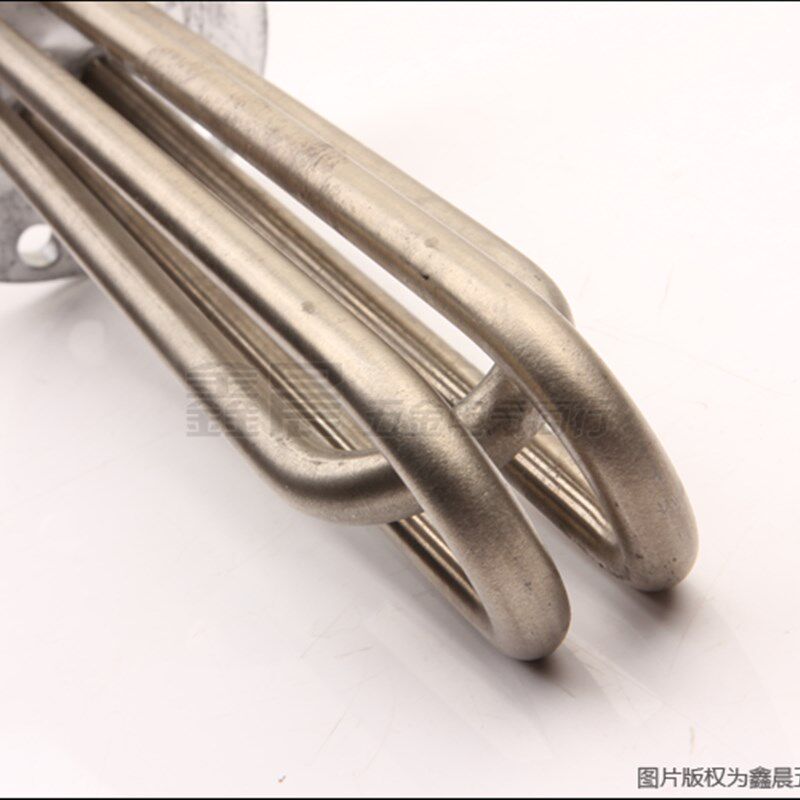 304不锈钢加热管电锅炉发热管蒸汽发生器电热管115法兰盘 220V6KW