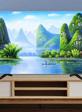 新款电视机罩防尘罩套家用挂式台式曲面通用电视机防尘布70寸盖布
