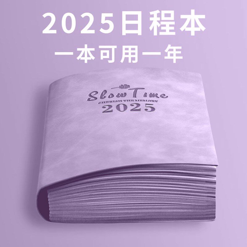 2025年日程本计划表时间管理效率手册工作人日记本成人周计划本打