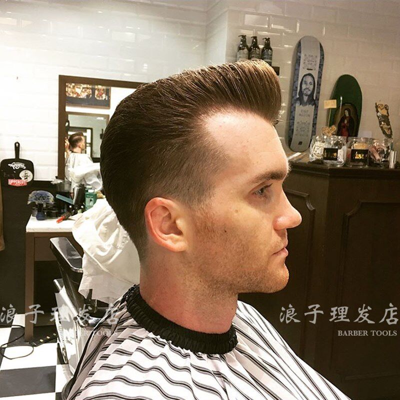 出口韩国 超长 加长盖脚盖鞋190cm barbershop理发围布 复古条纹