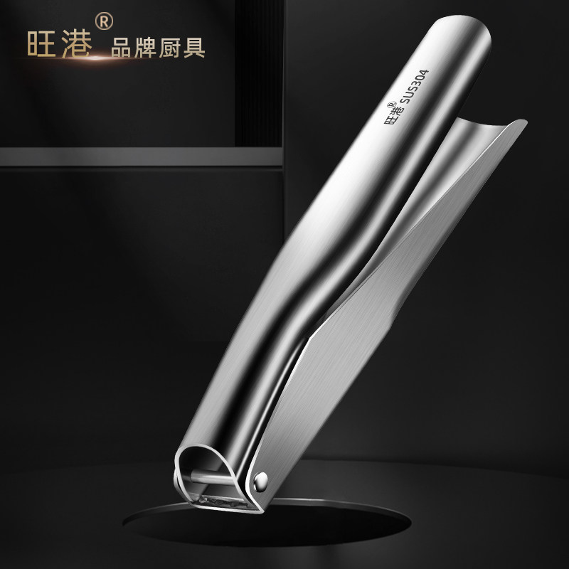 加厚304不锈钢压蒜器手动捣蒜器家用蒜蓉器捣蒜泥神器厨房蒜泥器