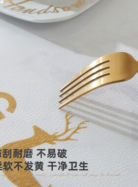 北欧大理石纹茶几桌垫防水防油免洗pvc玄关餐边电视柜台面保护垫