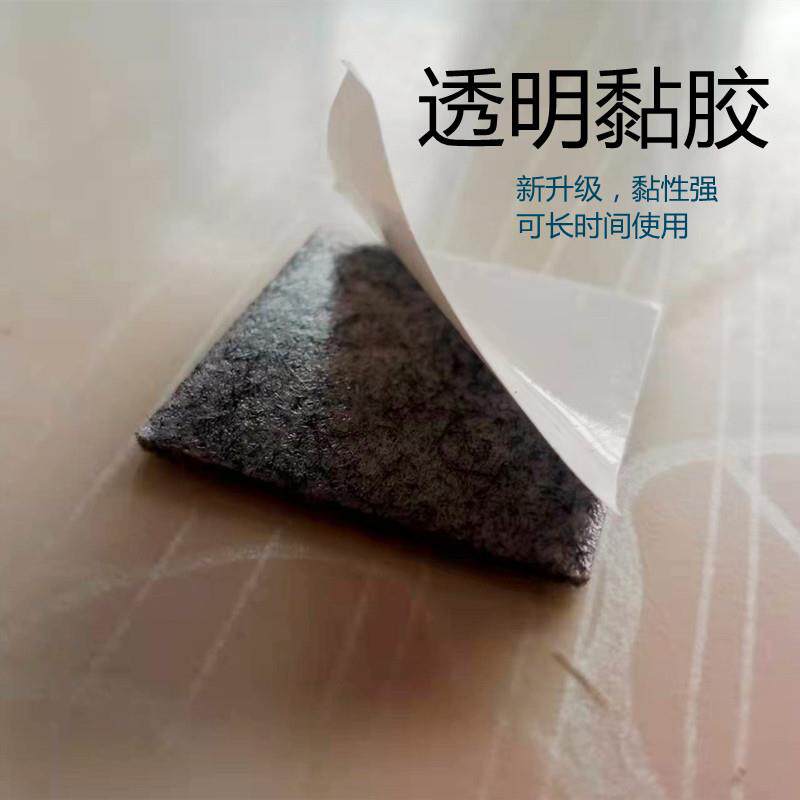 家用方形毛毡餐桌椅脚垫片自粘静音增高缓冲木地板保护套沙发脚垫