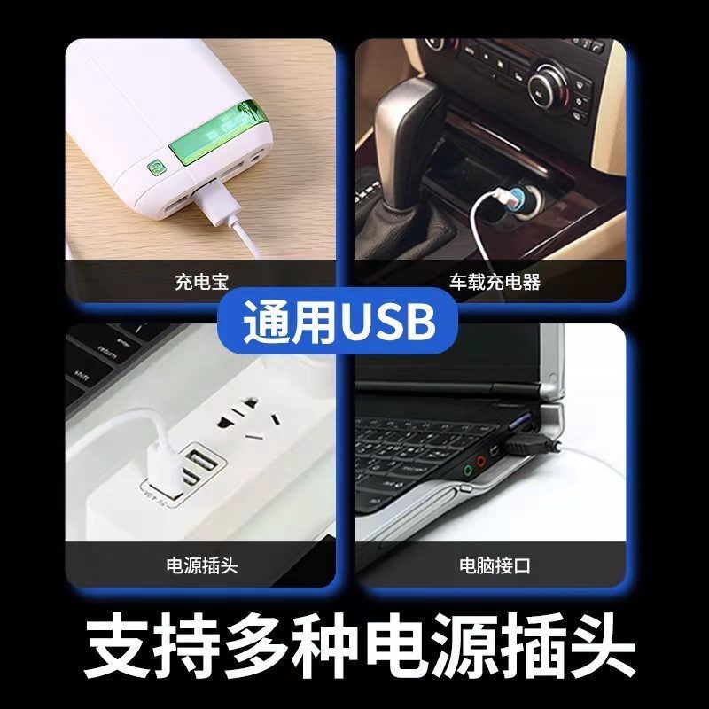 便携式大小型养迷你圆形迷你过滤器增氧氧气泵制氧打氧泵usb鱼缸