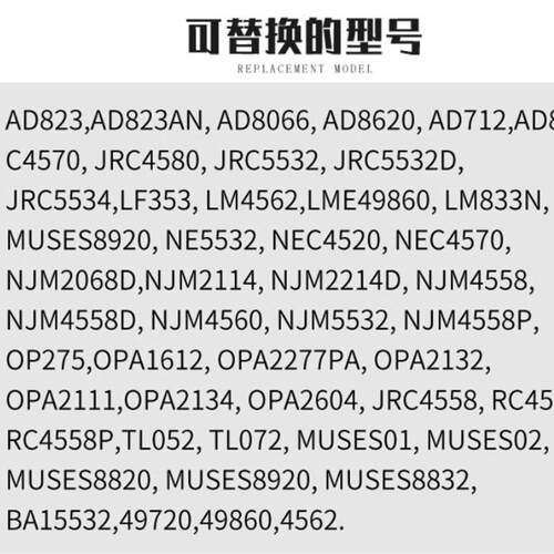 美音 OPA828 钯金版单转双TI直供第三代OPA硅锗异质结 超级双运放