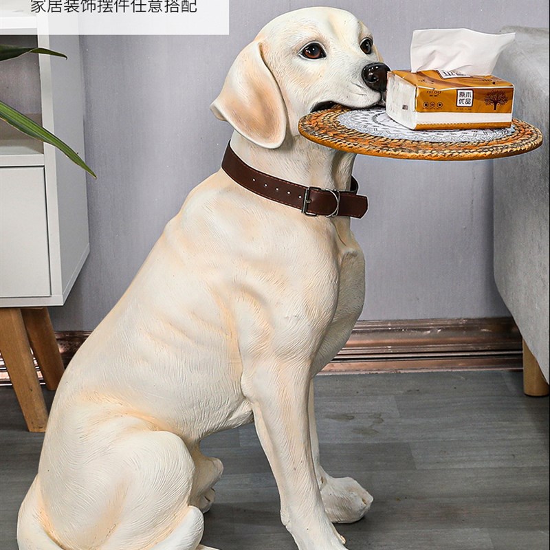 狗摆件客厅斑点狗哈士奇金毛拉多模型装饰创意乔迁新居开业礼品