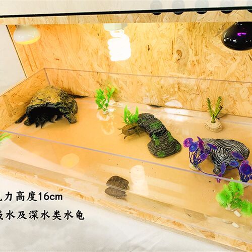 乌龟饲养箱宠物龟缸爬宠箱保温龟箱生态黄缘实木守宫蜥蜴蛇水龟箱