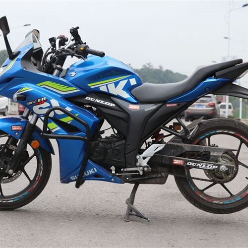 适用于铃木GSX150F极客飒GIXXER155摩托车保险杠前护杠防摔杠改装