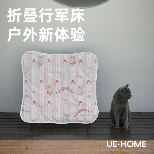 猫窝折叠床四季通用猫床宠物窝悬空离地狗窝防潮可拆洗宠物行军床