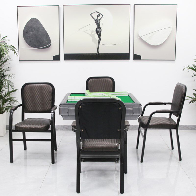 麻将桌椅子加厚凳子靠背棋牌室座椅茶楼宾馆全自动麻将机椅子包邮