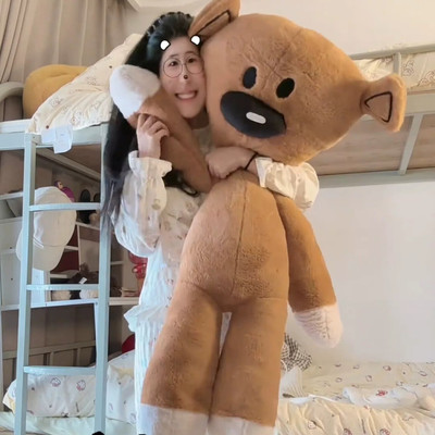 憨豆先生泰迪熊玩偶超大号憨豆小熊毛绒玩具可爱抱睡公仔送女朋友