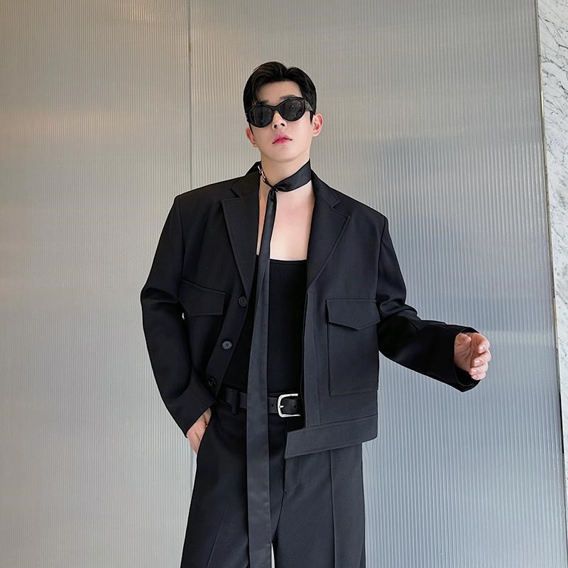 服饰配件造型搭配金属项链缎面飘带男女款丝带领巾脖带颈网红雅痞