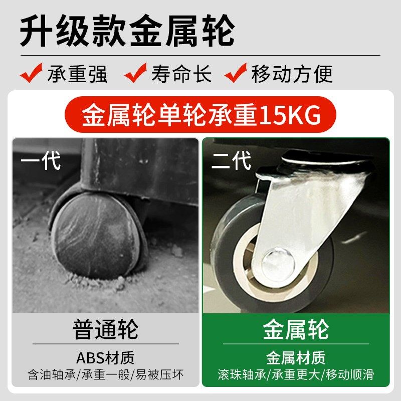 种植箱家庭种菜专用箱带轮多层阳台种菜盆种菜箱塑料花盆特大清仓