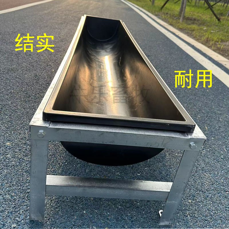 羊用食槽塑料水槽牛羊加厚平底料槽饮水槽喂羊曹小羊采食槽子