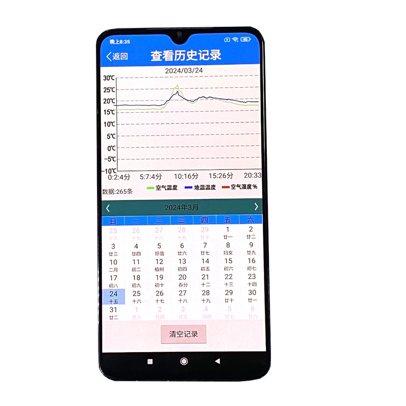 4G远程温度计温室大棚专用手机温度计太阳能温度计休眠计时器