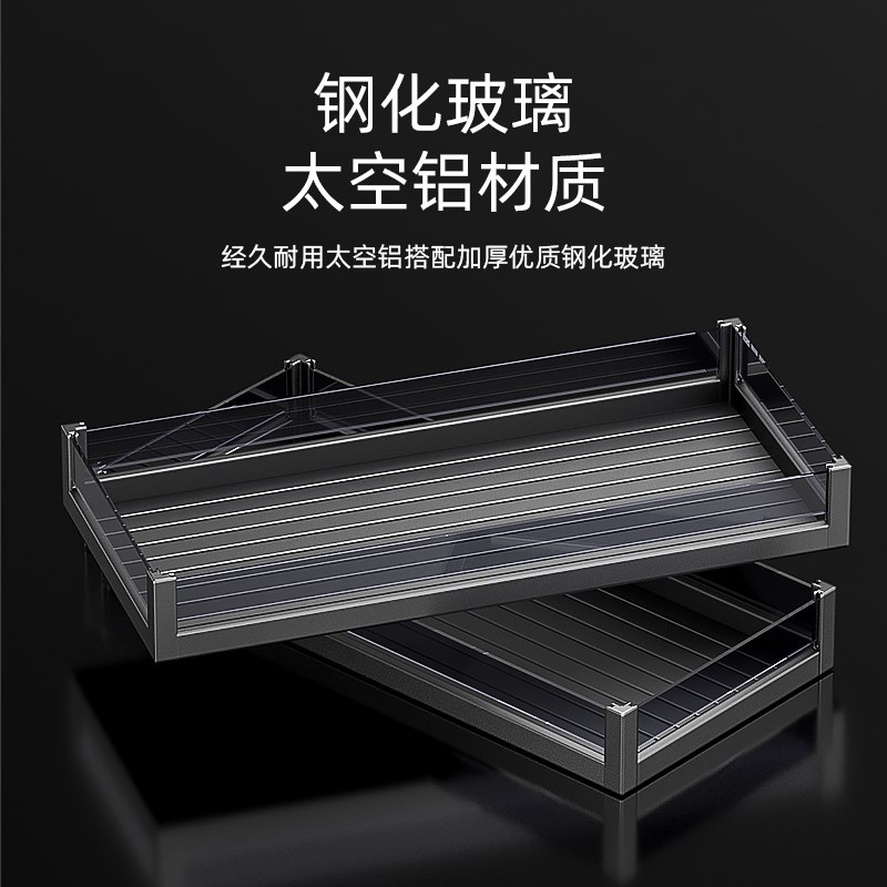 厨房吊柜升降拉篮厨房顶上壁柜垂直下拉式调味篮升降机缓冲置物架