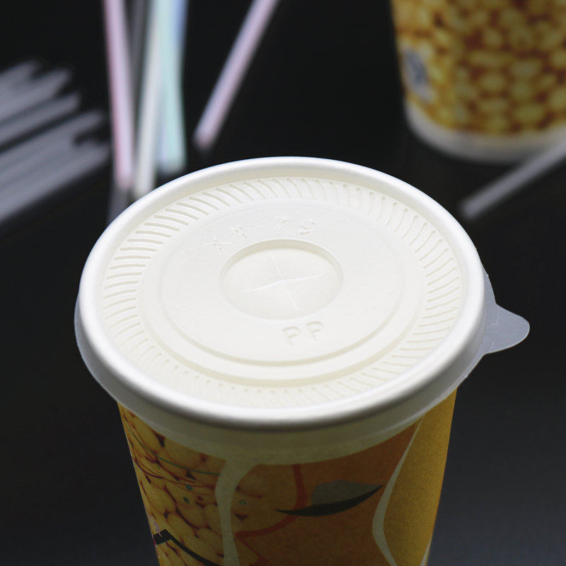 加厚一次性豆浆纸杯商用家用可定做带盖带吸管打包袋1000整套包邮