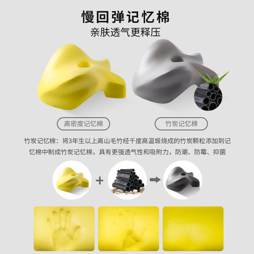 办公室腰靠多功能靠背垫午休腰枕孕妇护腰椎学生趴仰睡枕午睡神器