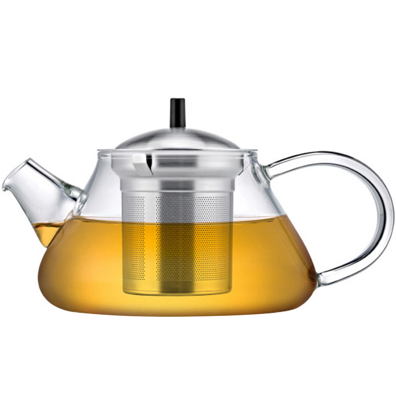 尚明玻璃茶壶小号功夫泡茶壶迷你加厚玻璃小茶壶过滤红茶泡茶器具