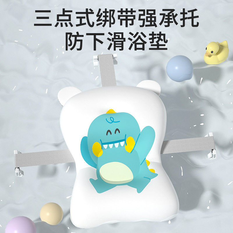 婴儿洗澡盆浴盆宝宝可折叠幼儿坐躺大号浴桶夏天小孩儿童洗澡家用