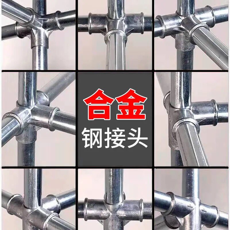 带抽屉简易衣柜结实耐用家用卧室布衣柜全钢架加粗加厚收纳布衣橱