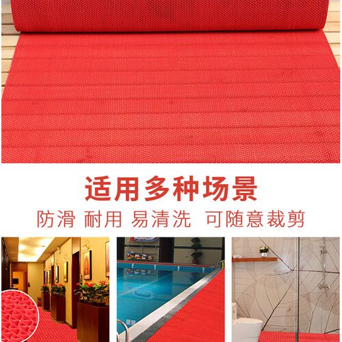 防滑地垫入户门垫浴室厕所卫生间家用吸水免洗可擦pvc进门口脚垫