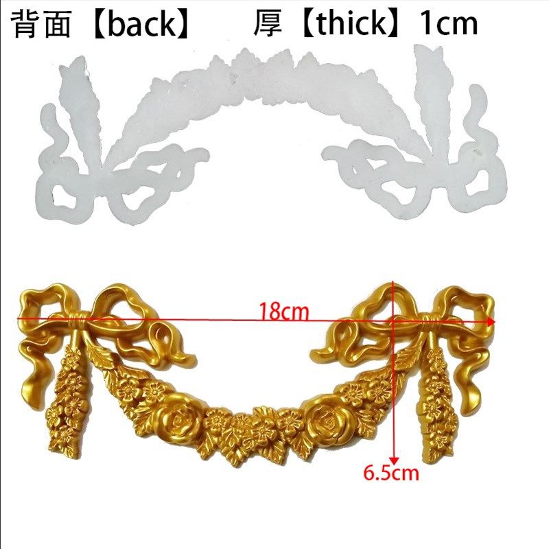 欧式墙面装饰花家具饰花雕花配件衣柜酒柜贴花门窗装饰花移门吸塑