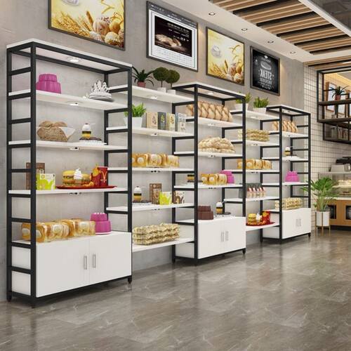 面包柜展示柜中岛柜面包架蛋糕架面包展示柜超市货架零食架置物架