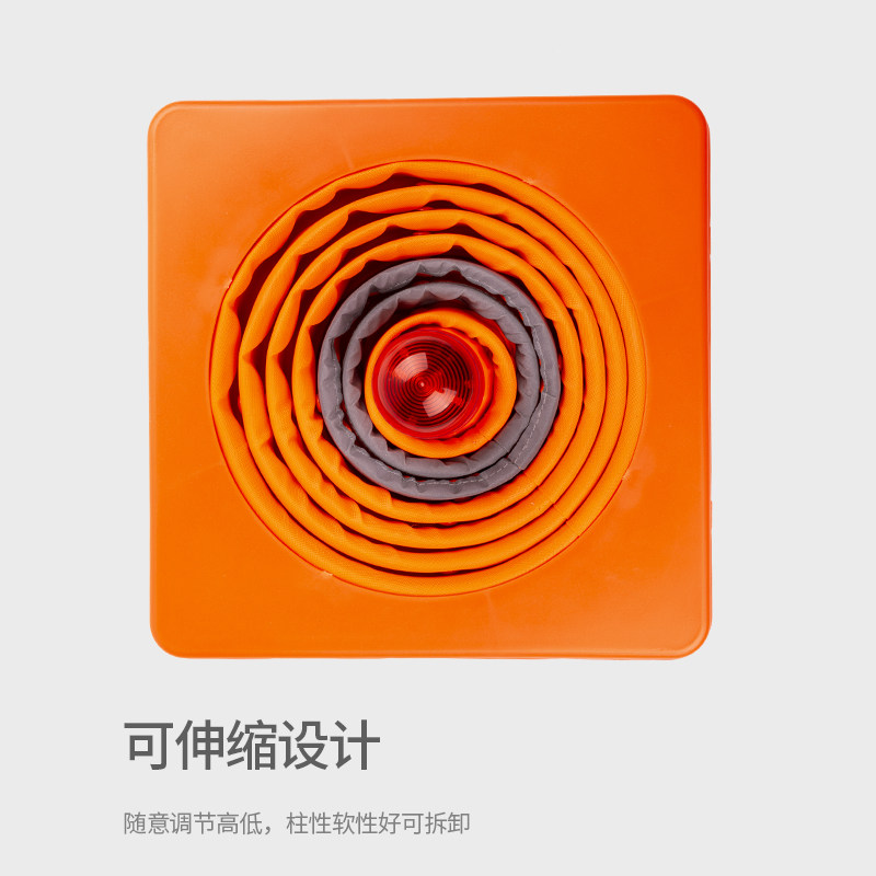 汽车三角架警示牌伸缩路锥折叠应急路障三脚架安全反光锥LED闪灯
