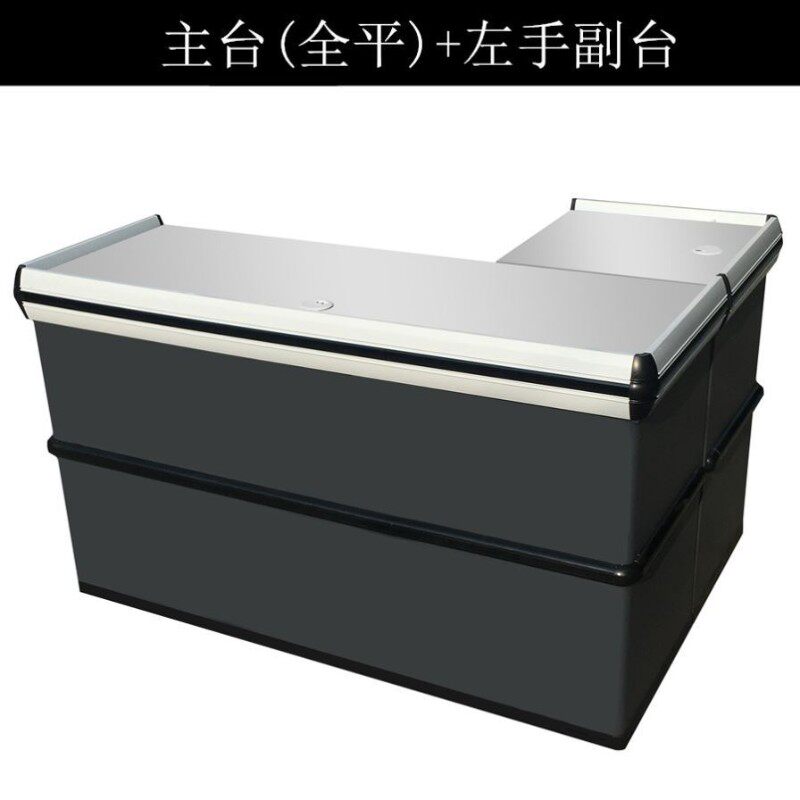 金属收款台水果礼品超市不锈钢台面生鲜便利店收银台生活蔬菜烟酒