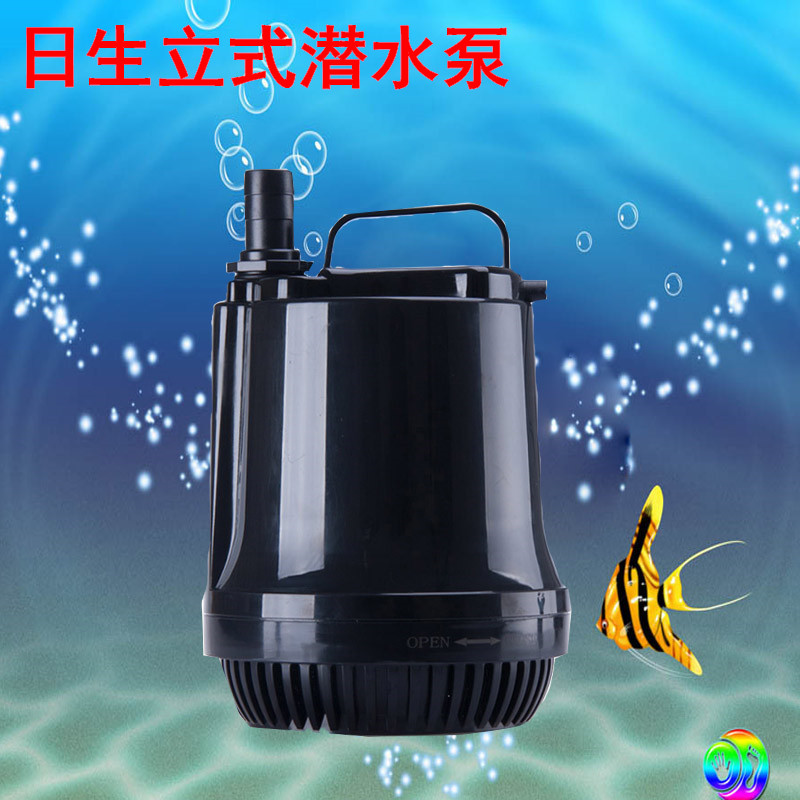 resun日生带浮球SP-9600鱼池海鲜池循环泵淡海水抽水泵立式潜水泵
